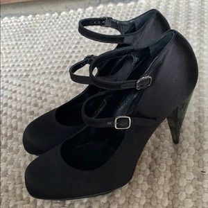 Lanvin Satin black Heels